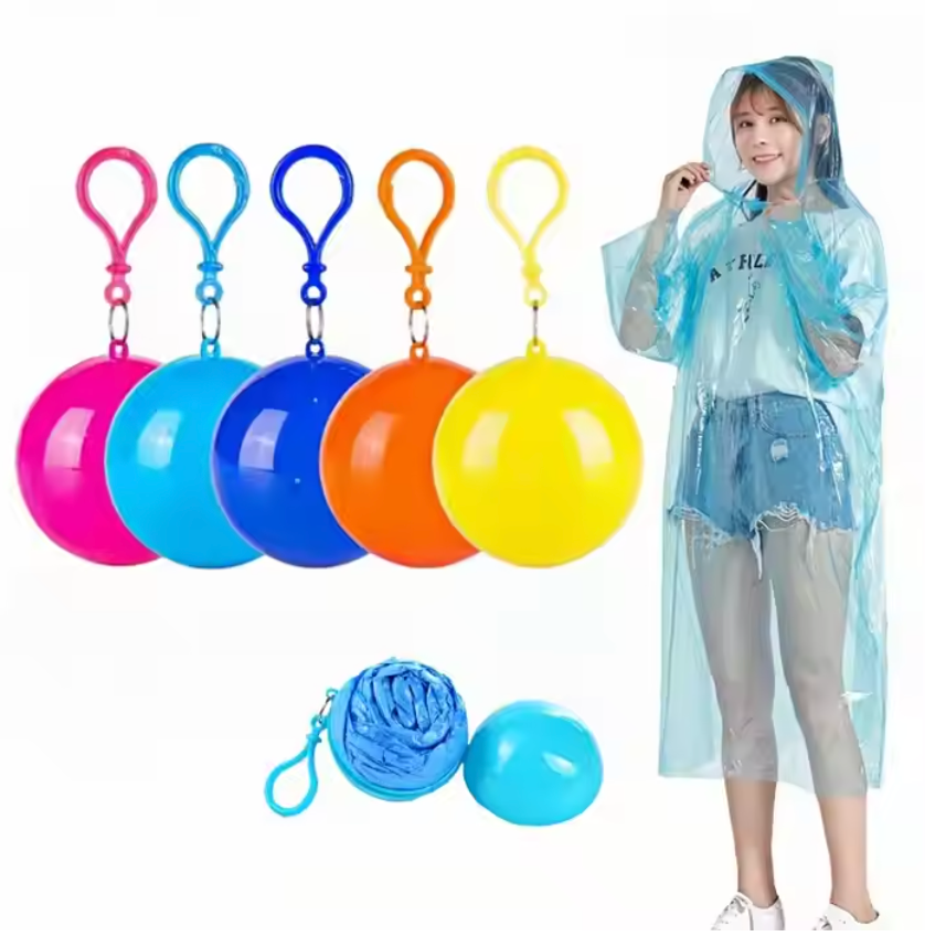Emergency Raincoat in a Ball