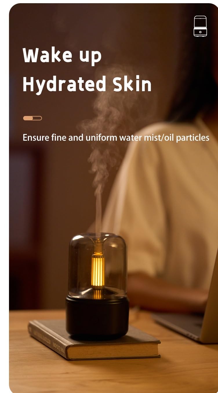 Aromatherapy Candle Light Humidifier