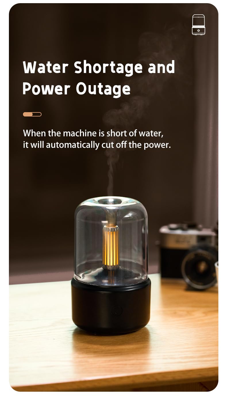 Aromatherapy Candle Light Humidifier