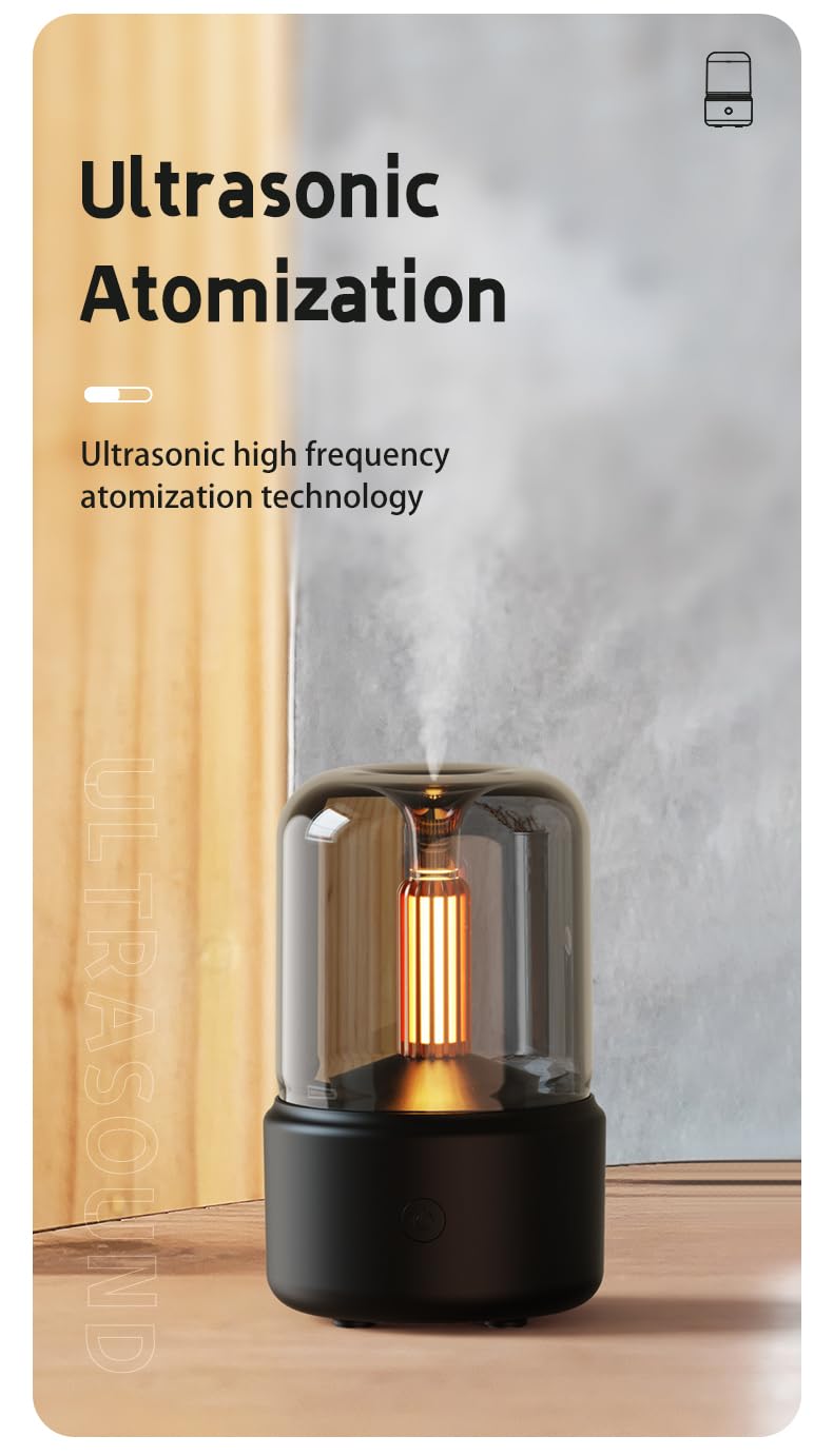 Aromatherapy Candle Light Humidifier