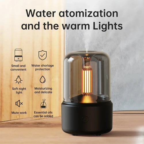 Aromatherapy Candle Light Humidifier