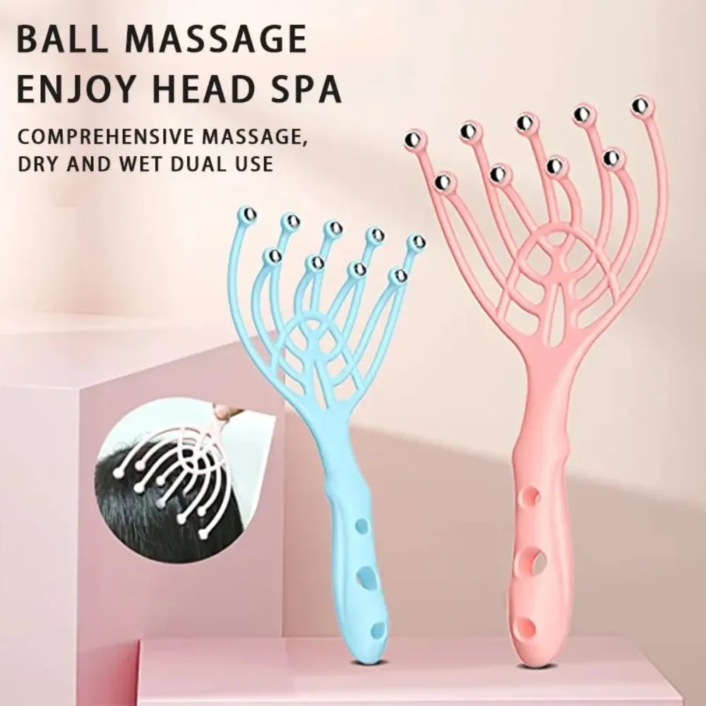 9 Finger Head Massager (Pack of 2)
