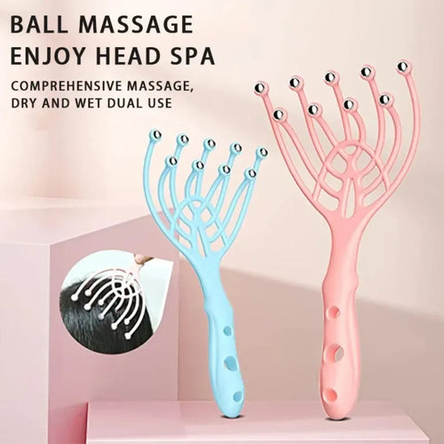 9 Finger Head Massager (Pack of 2)
