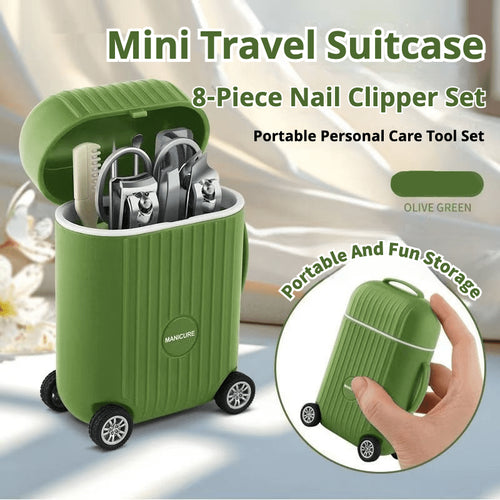8-in-1 Mini Travel Nail Clipper Set